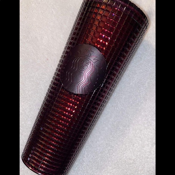 Starbucks burgundy/purple 2020 grid tumbler